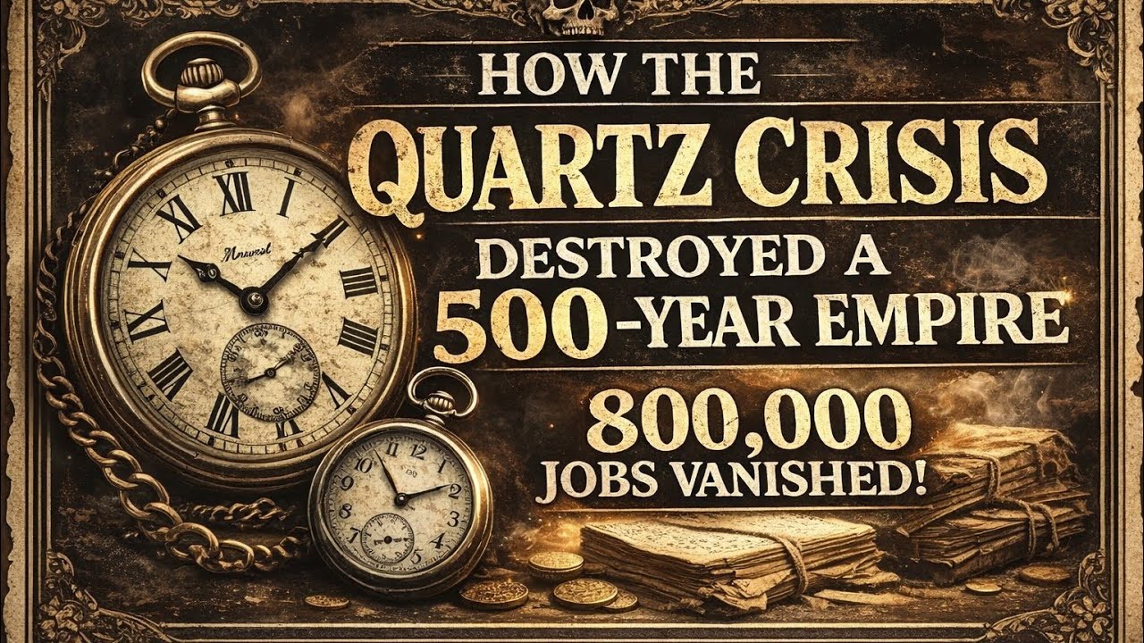 How a $10 Battery Destroyed Switzerland's 500-Year Watch Empire — The Quartz Crisis