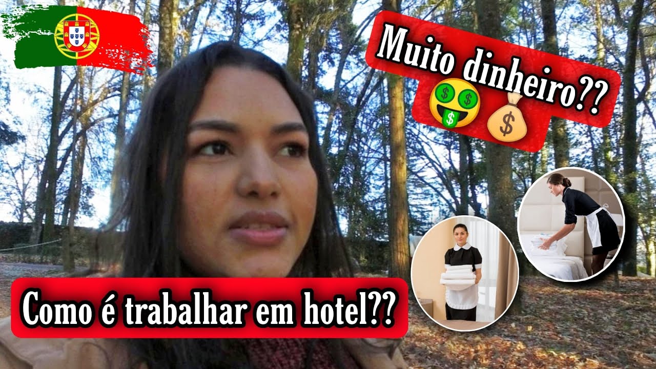 Quanto GANHO TRABALHANDO em HOTEL aqui em PORTUGAL!!! VALE A PENA?