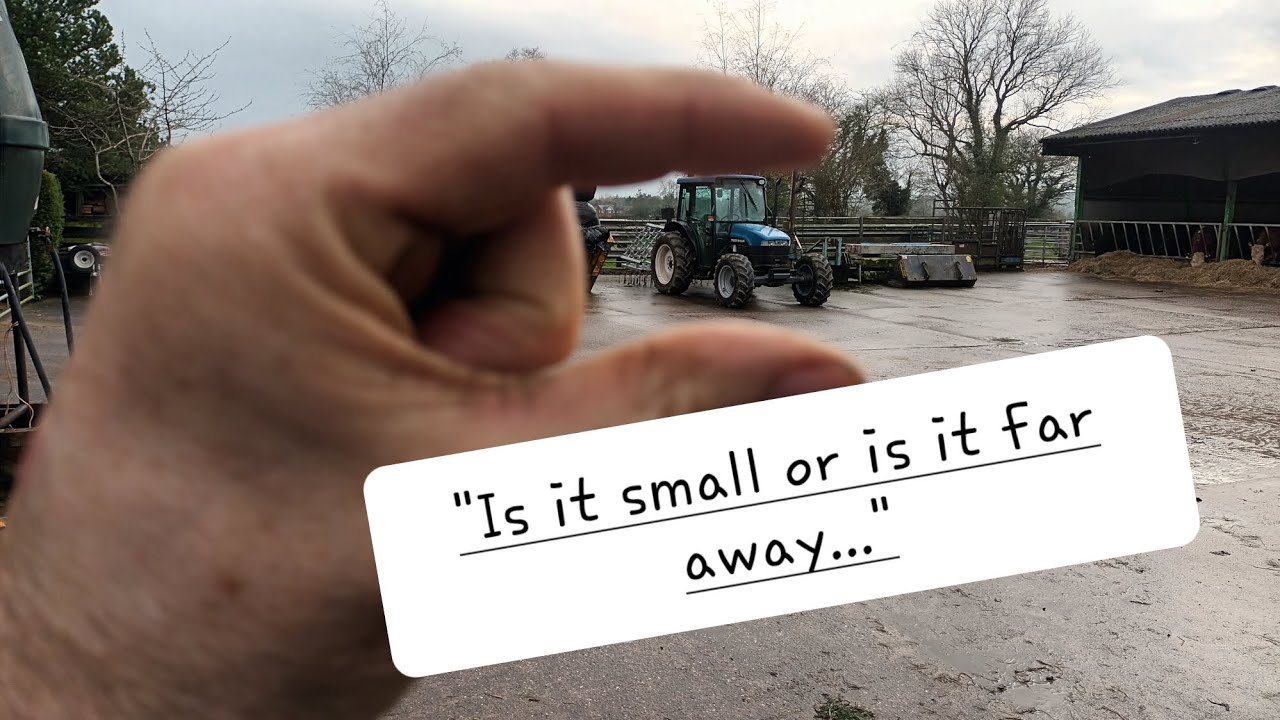 New tractor and machinery - getting some cattle out.