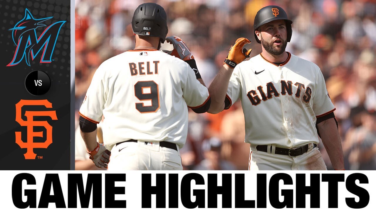 Marlins vs. Giants Game Highlights (4/8/22) | MLB Highlights