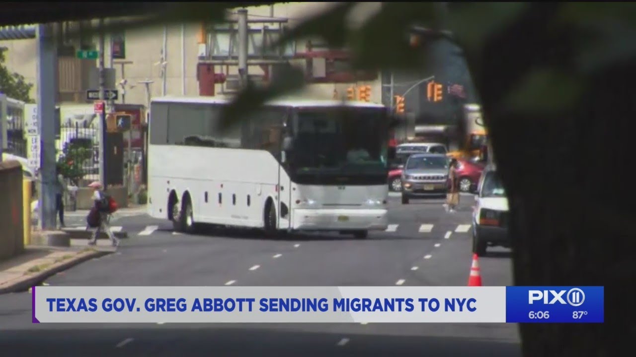 Texas governor sends dozens of migrants to New York City
