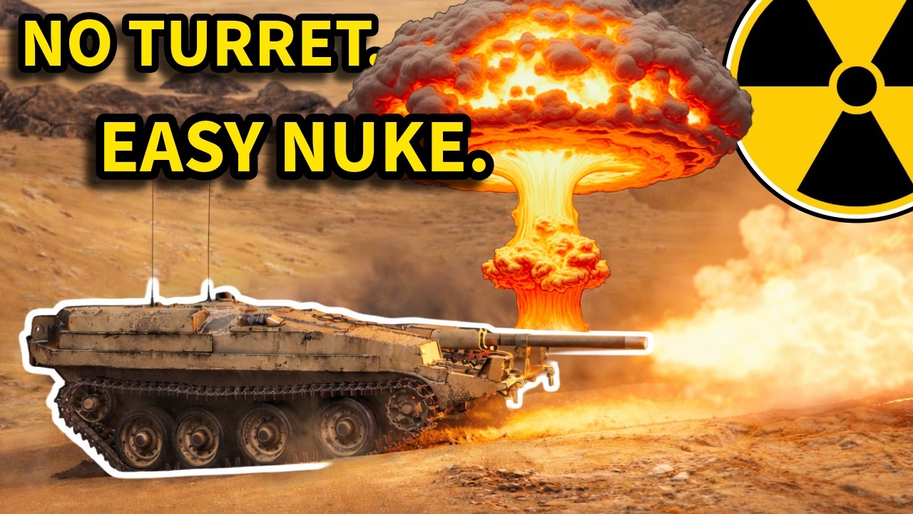 I Dropped a NUKE with the Strv 103… (No Turret Needed) | War Thunder Gameplay