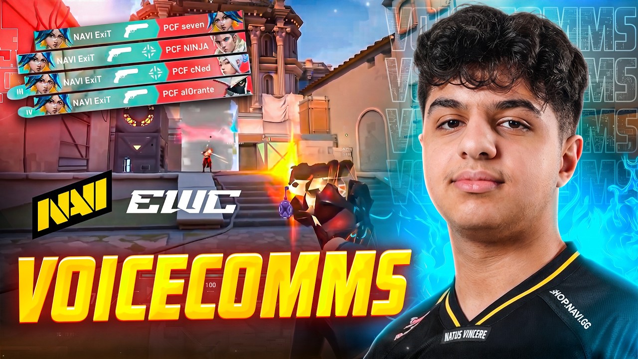 ExiT Goes OFF! INSANE Quad Kill | NAVI Voicecomms at Esports World Cup 2026: Qualifier