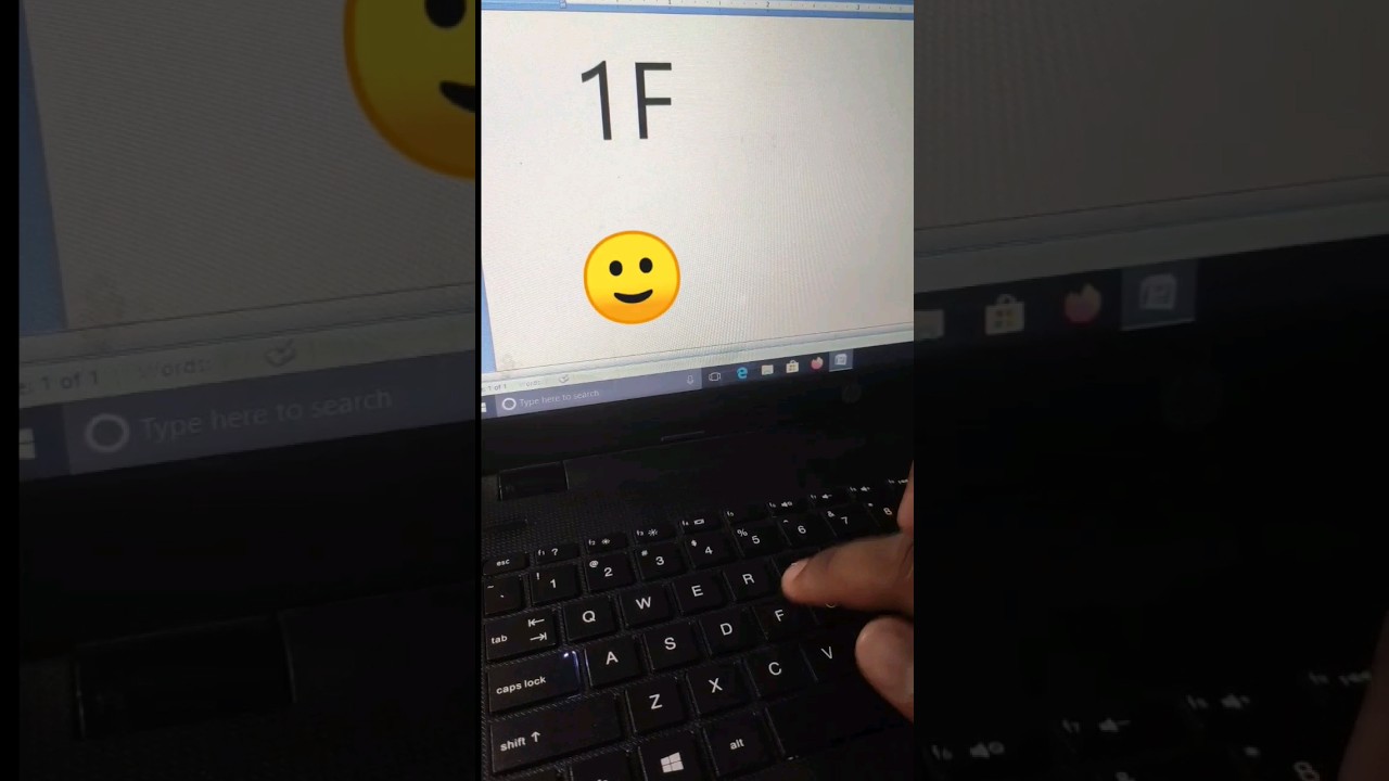 ms word emoji shortcut key #computer