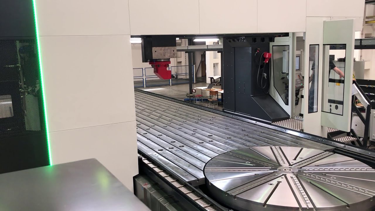 TOS KURIM FRF Vertical Gantry Machine w/ Turning Table