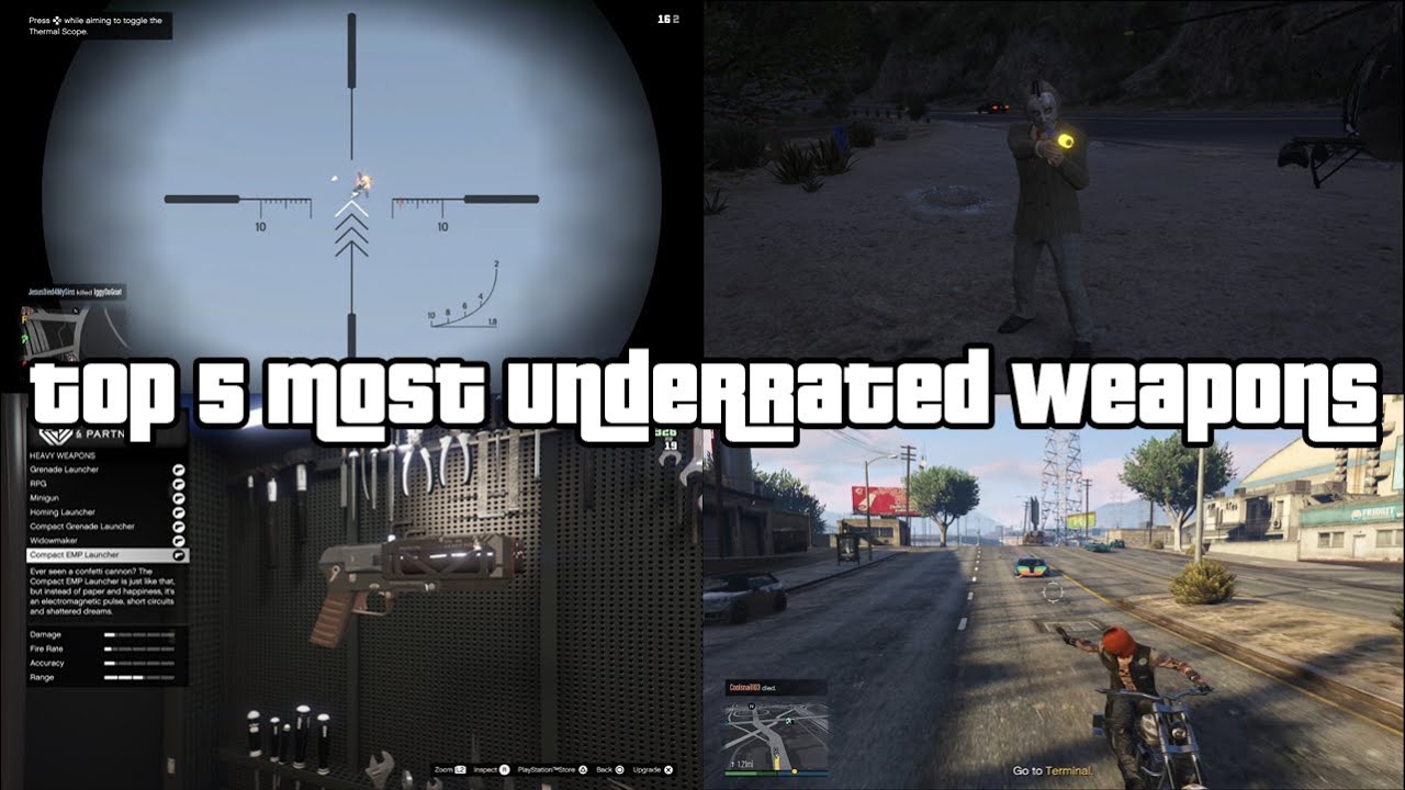 GTA Online Top 5 Most Underrated Weapons 2023