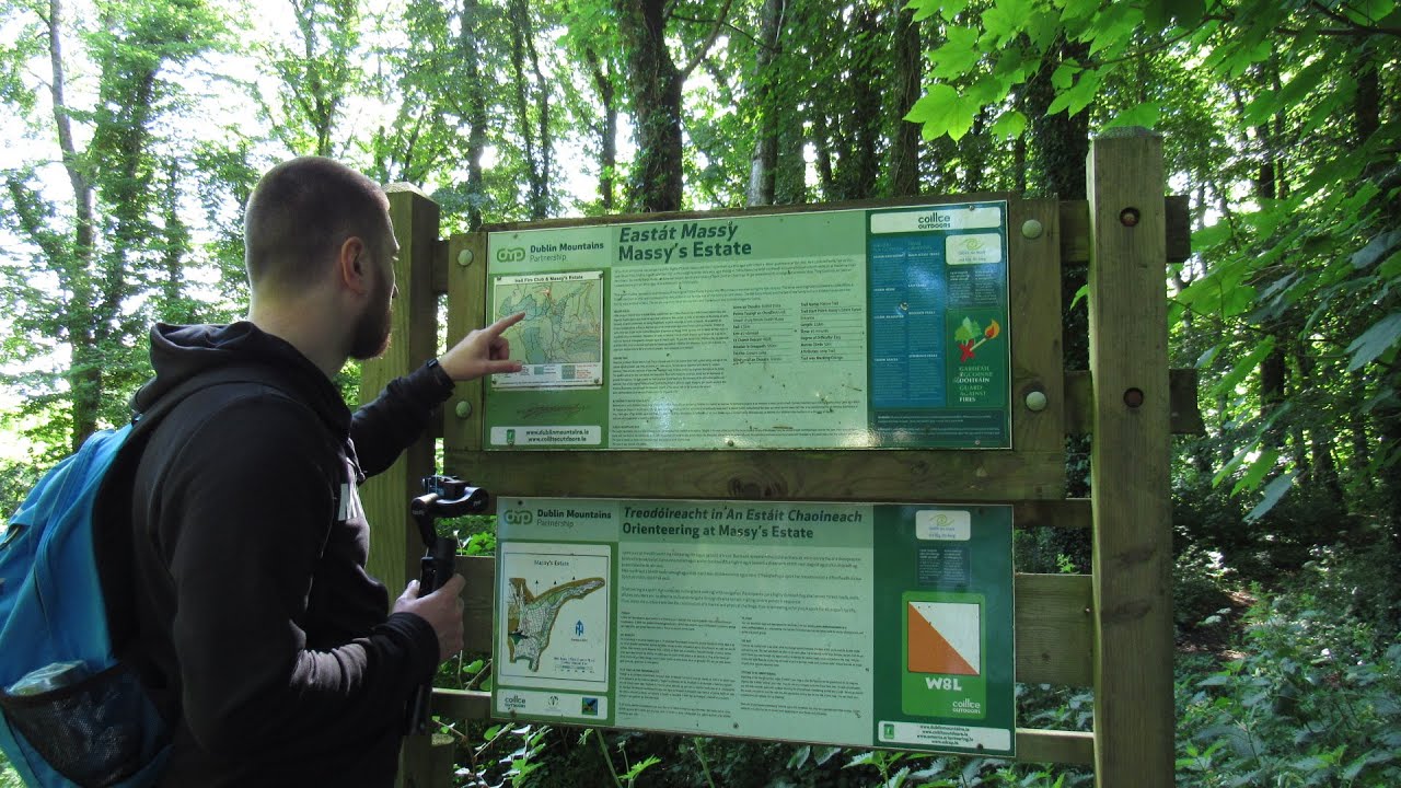 Hiking Massy's Estate Trail - Dublin Mountains - Ireland.