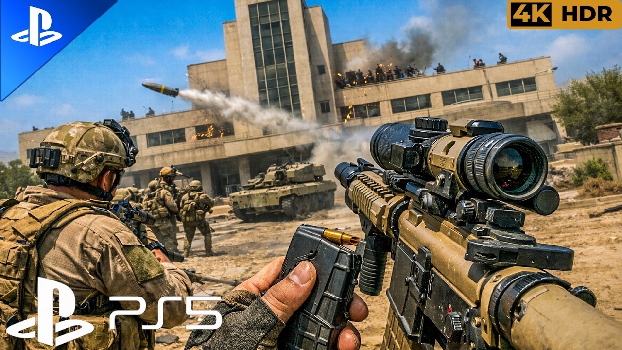 (PS5) US MARINE FULL-SCALE ASSAULT | REALISTIC ULTRA GRAPHIC GAMEPLAY [4K60FPS HDR] Call of Duty MW