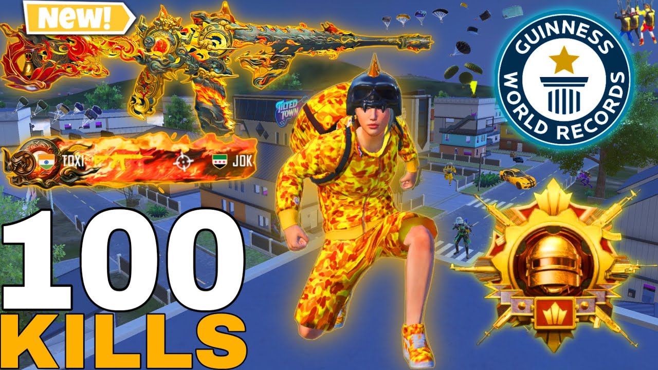 100 KILLS?!😱THIS NEW MODE IS INSANE-WORLD RECORD GAMEPLAY🔥PUBG MOBILE 