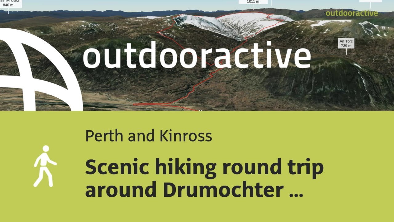 hike in Perth and Kinross: Scenic hiking round trip around Drumochter Summit ...