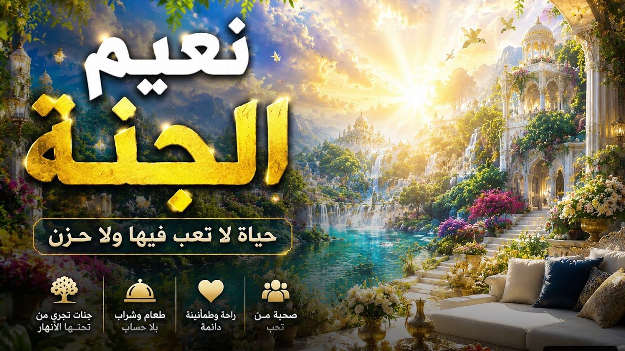 نعيم الجنة | رحلة روحانية لاكتشاف سحر الجنة وراحة النفس