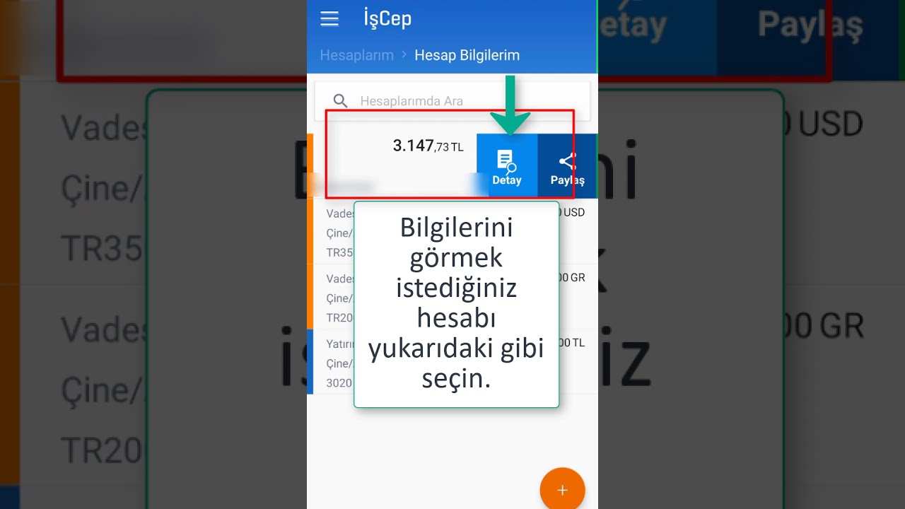 İş Bankası IBAN &Ouml;ğrenme - İşcep (Şube kodu, hesap no sorgulama)