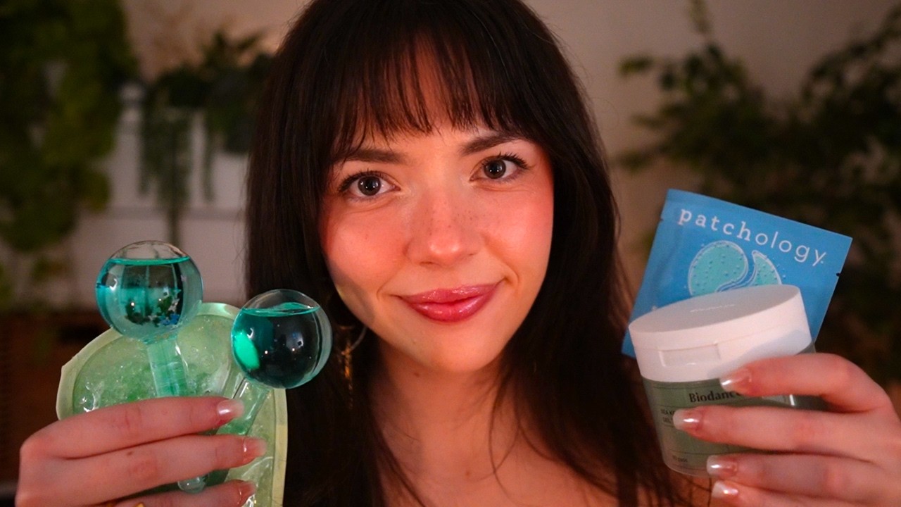 ASMR Getting You Ready For Bed & Tucking You In ✨ (hair care, skincare, pampering)