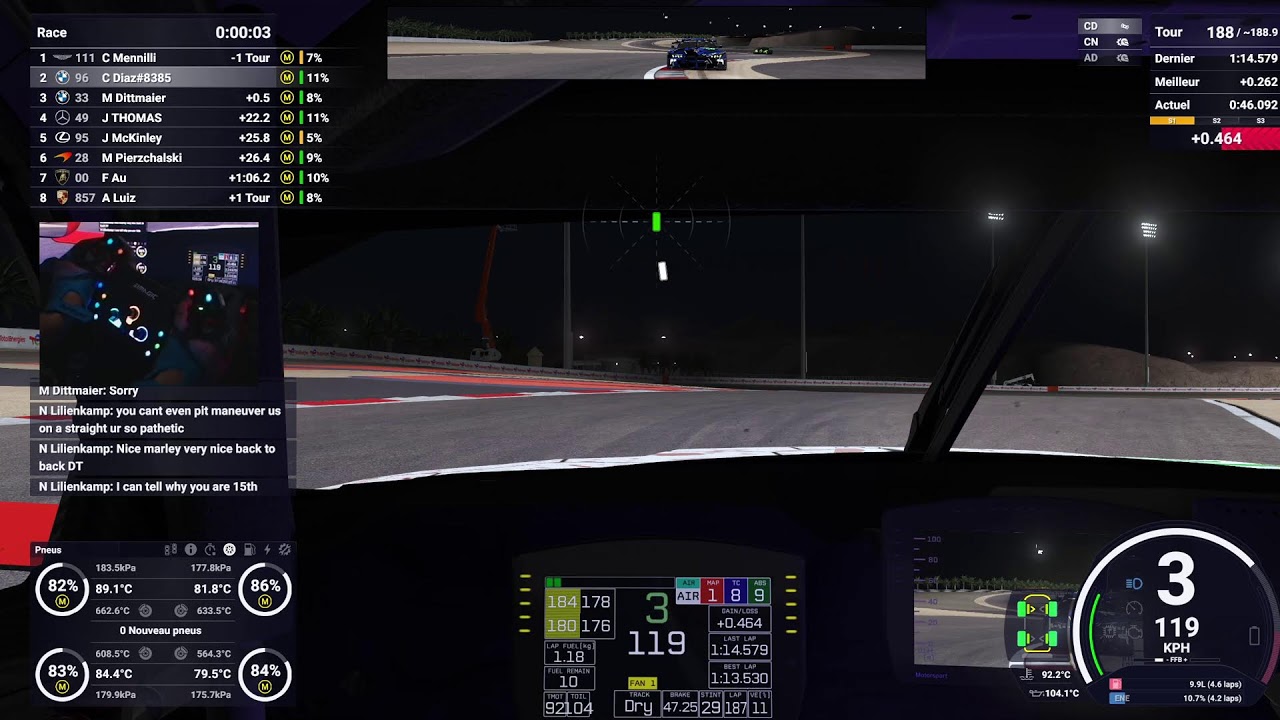LMU//4H Barhain//LMGT3 BMW Team Osmoz Ware E-Sport GT Red