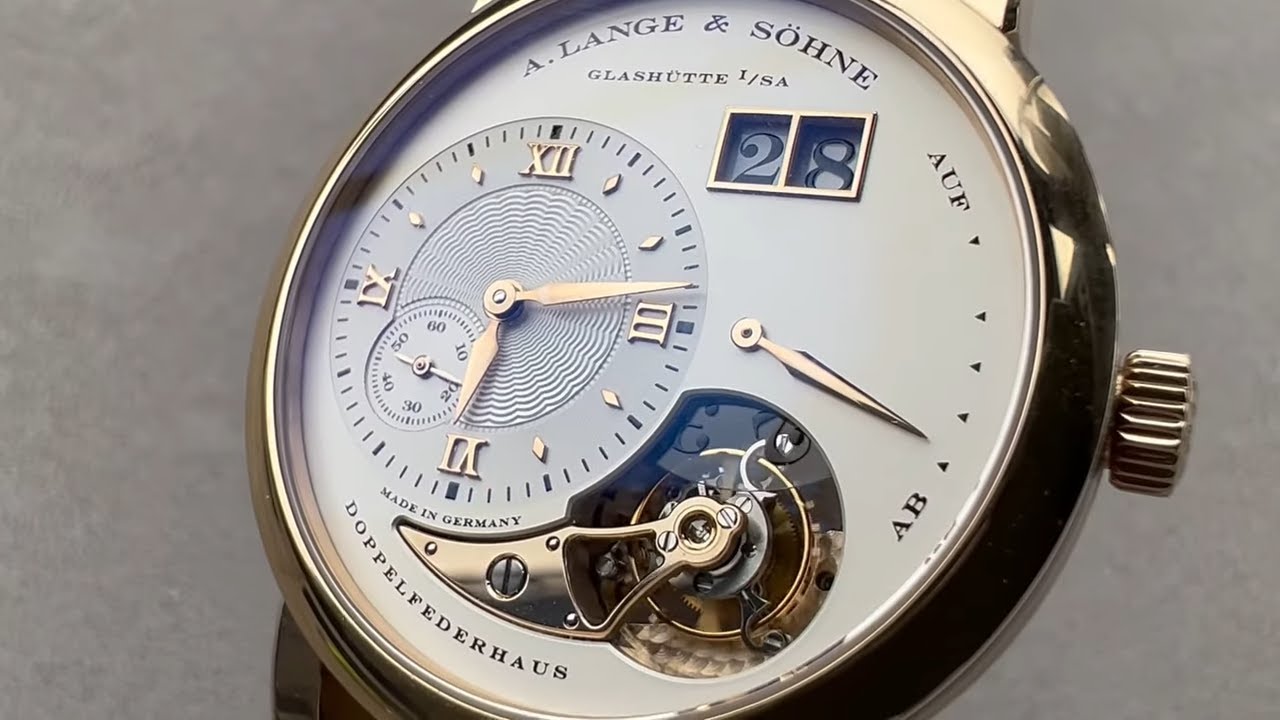 A. Lange & Söhne Lange 1 Tourbillon Honeygold 165 Years 722.050 A. Lange & Söhne Luxury Watch Review
