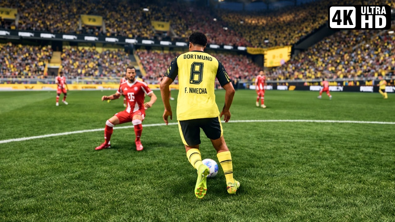 Боруссия Дортмунд против Баварии Мюнхен | Полный матч | EA Sports FC 26 (PC Ultra 4K UHD)