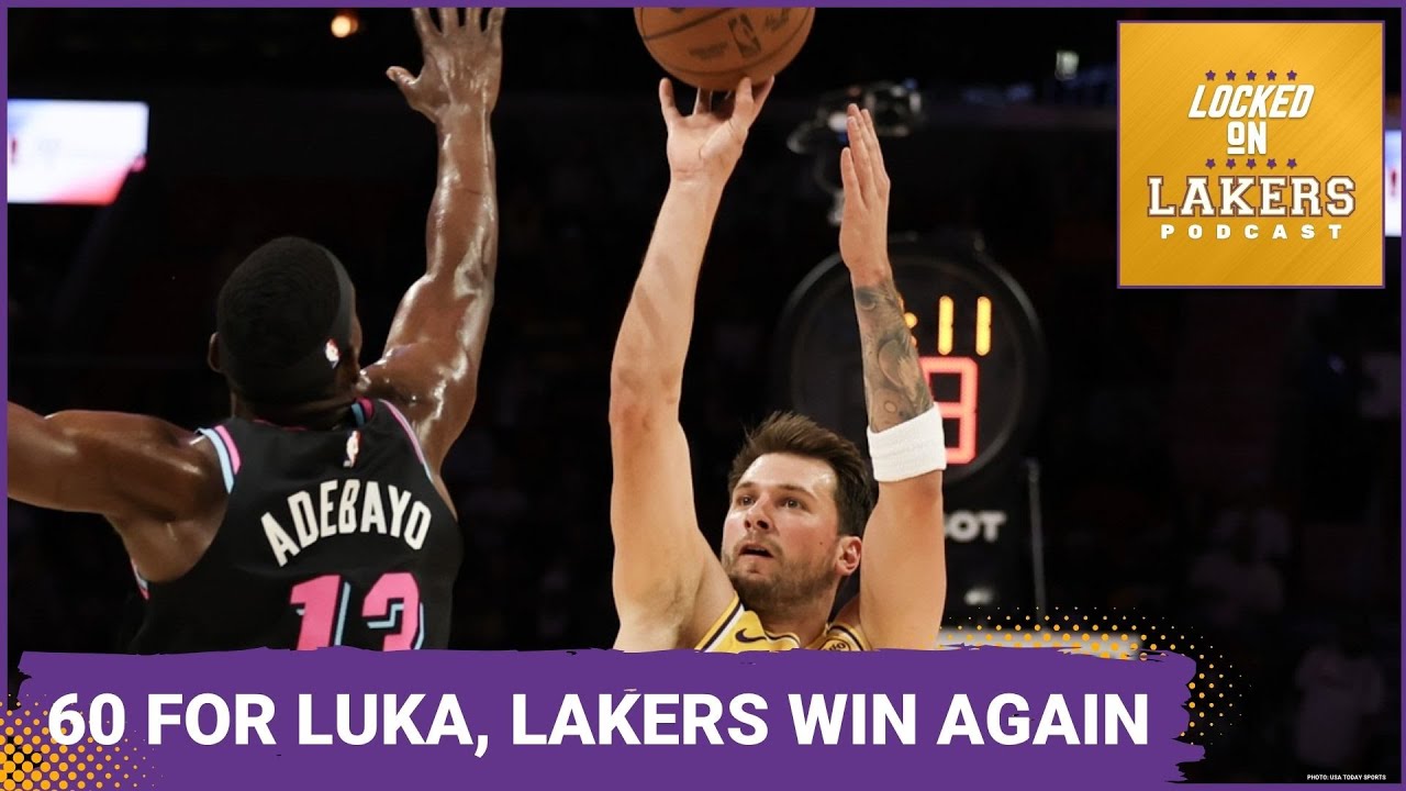 LUKA DONĊIĆ SCORES 60, LeBron Triple-Double Leads Lakers to 8th Straight Win