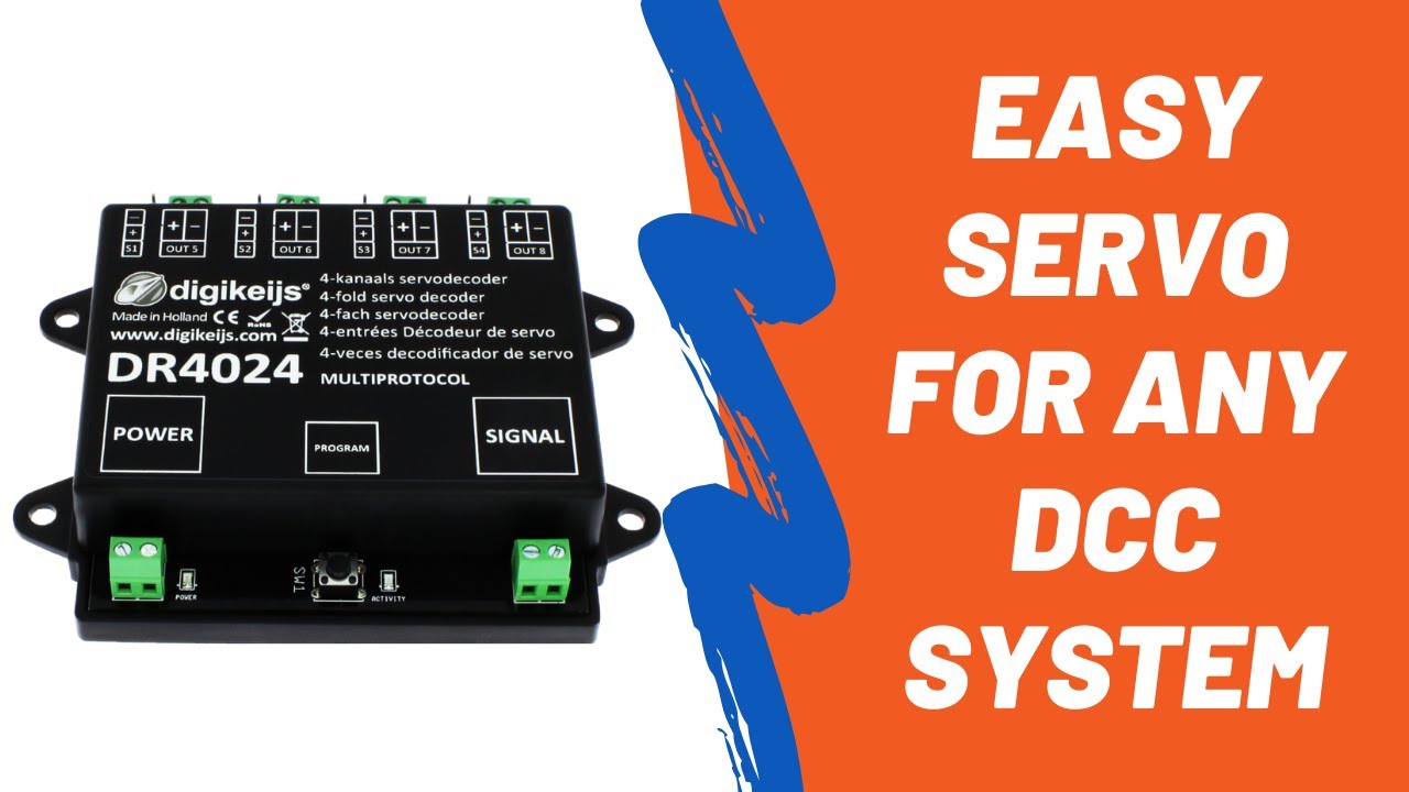 Easily Add A Servo Decoder To Your DCC System