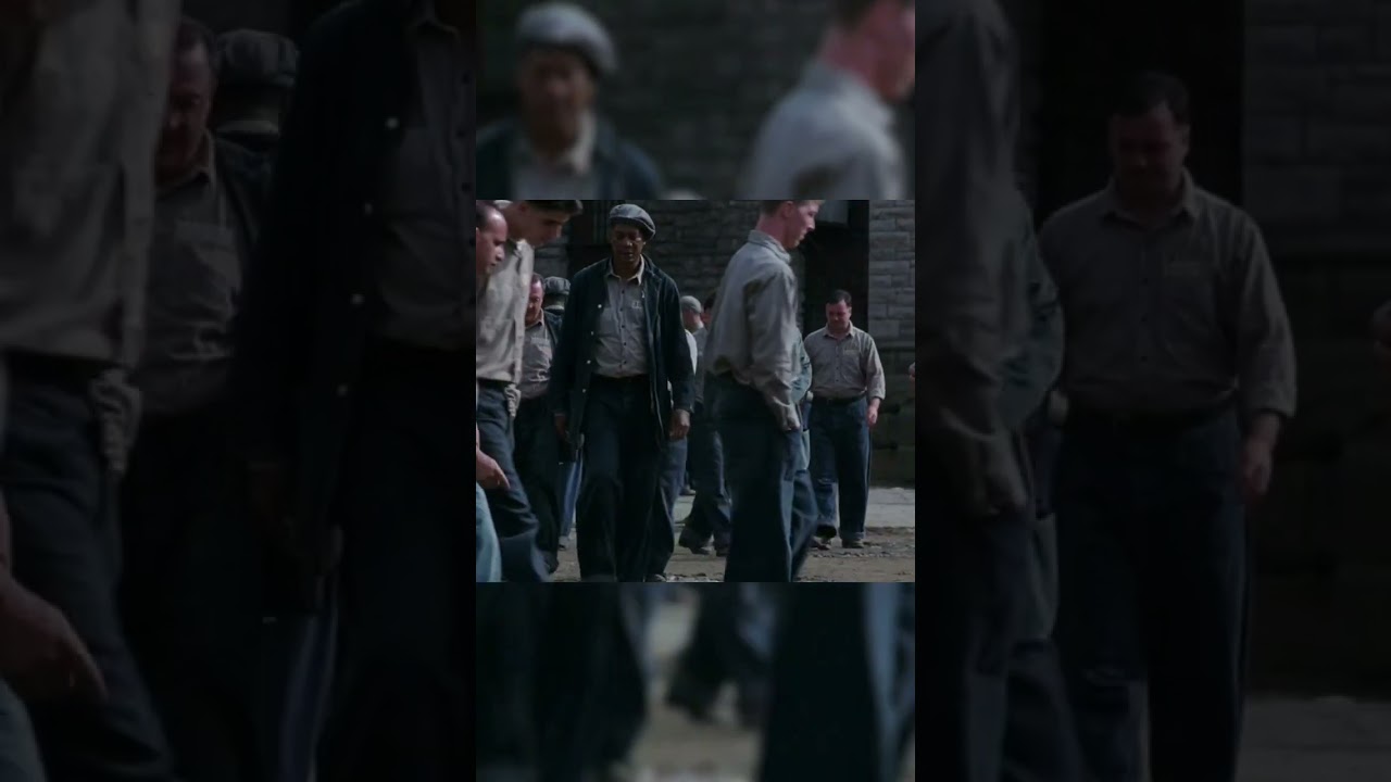 WALKING SHOPPING MARKET || THE SHAWSHANK REDEMPTION ||HINDCLIP SCENE #shorts #edit