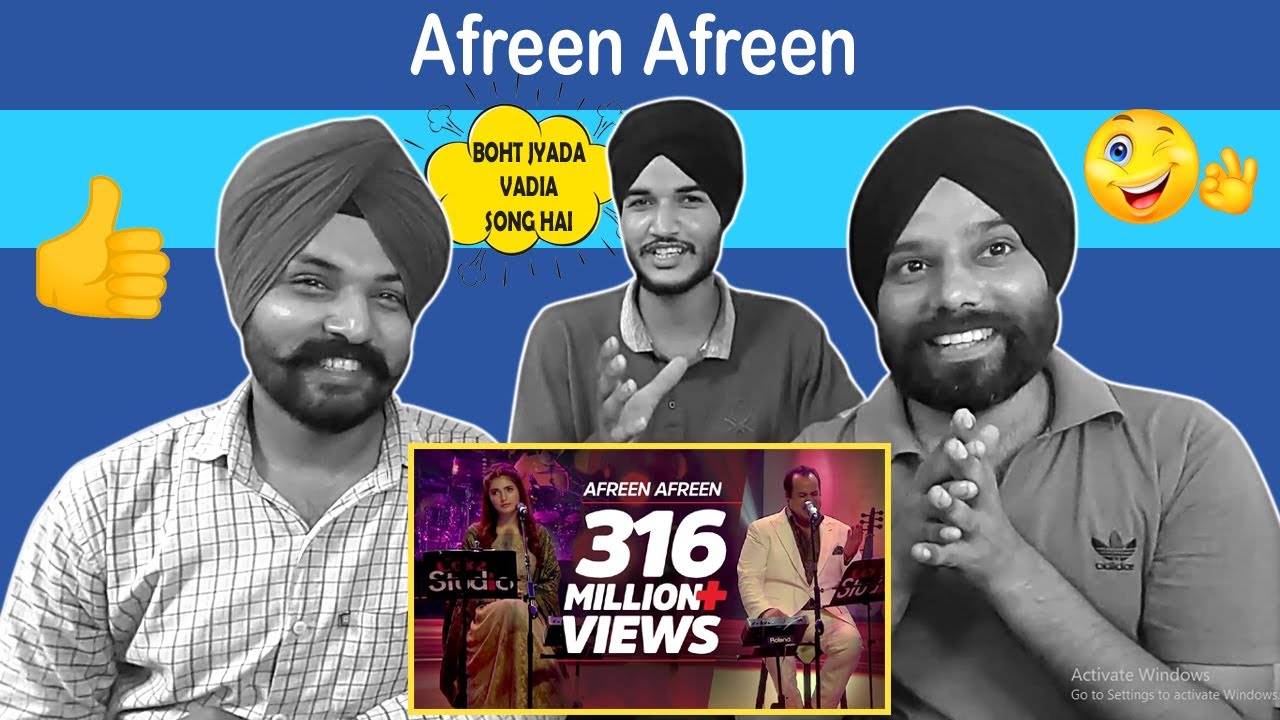Indian Reaction to Coke Studio Season 9 - Afreen Afreen - Rahat Fateh Ali Khan & Momina Mustehsan |