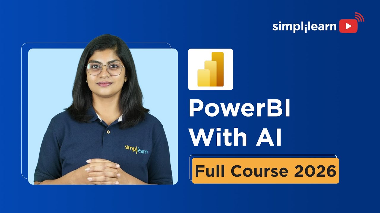 Power BI With AI Full Course 2026 | Learn Power BI With AI | Power BI With AI Tools | Simplilearn
