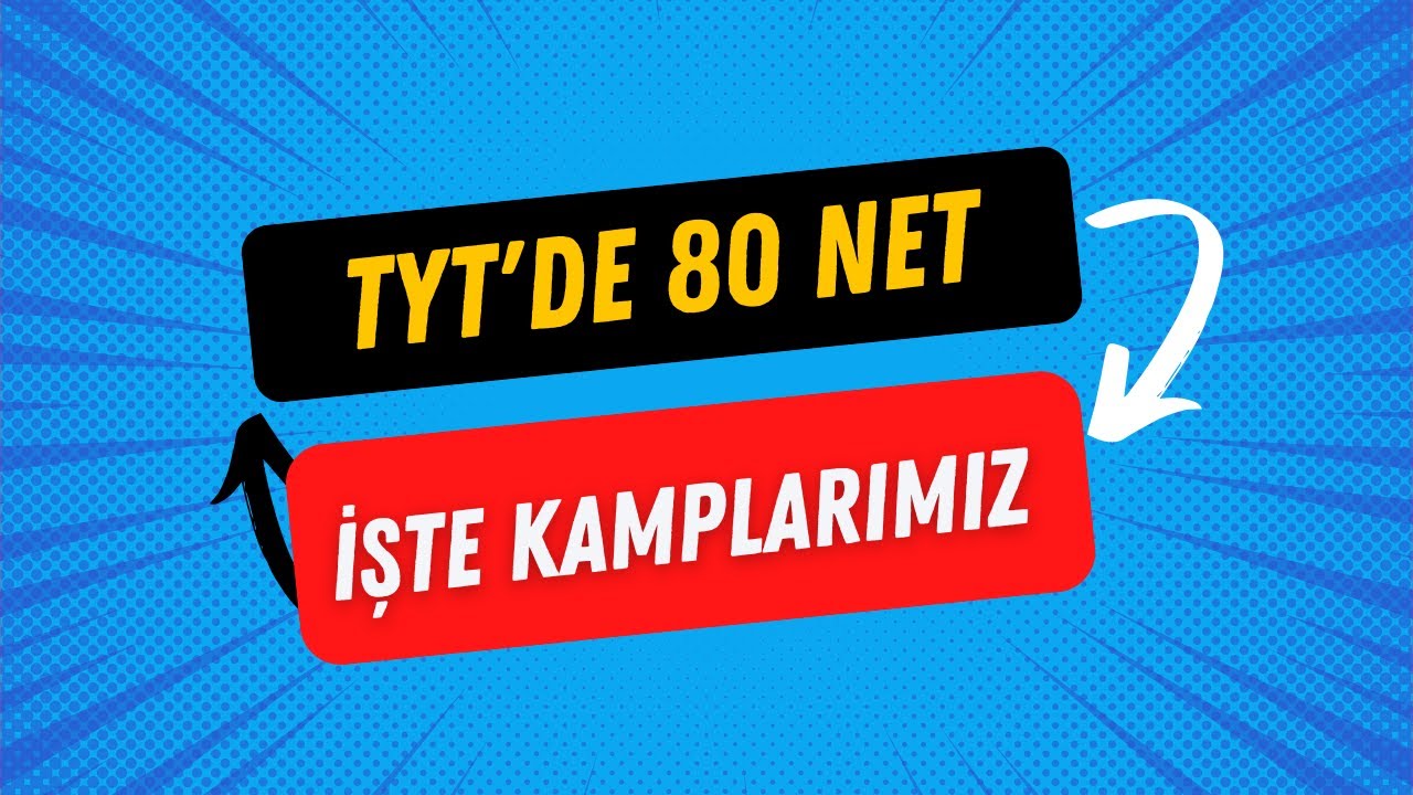 TYT 'de Türkçe ve Matamatik Dersinde Sendeyiz Hocam