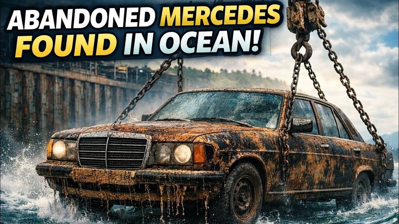 Abandoned Mercedes Found in Ocean Container – Full Restoration to Brand New