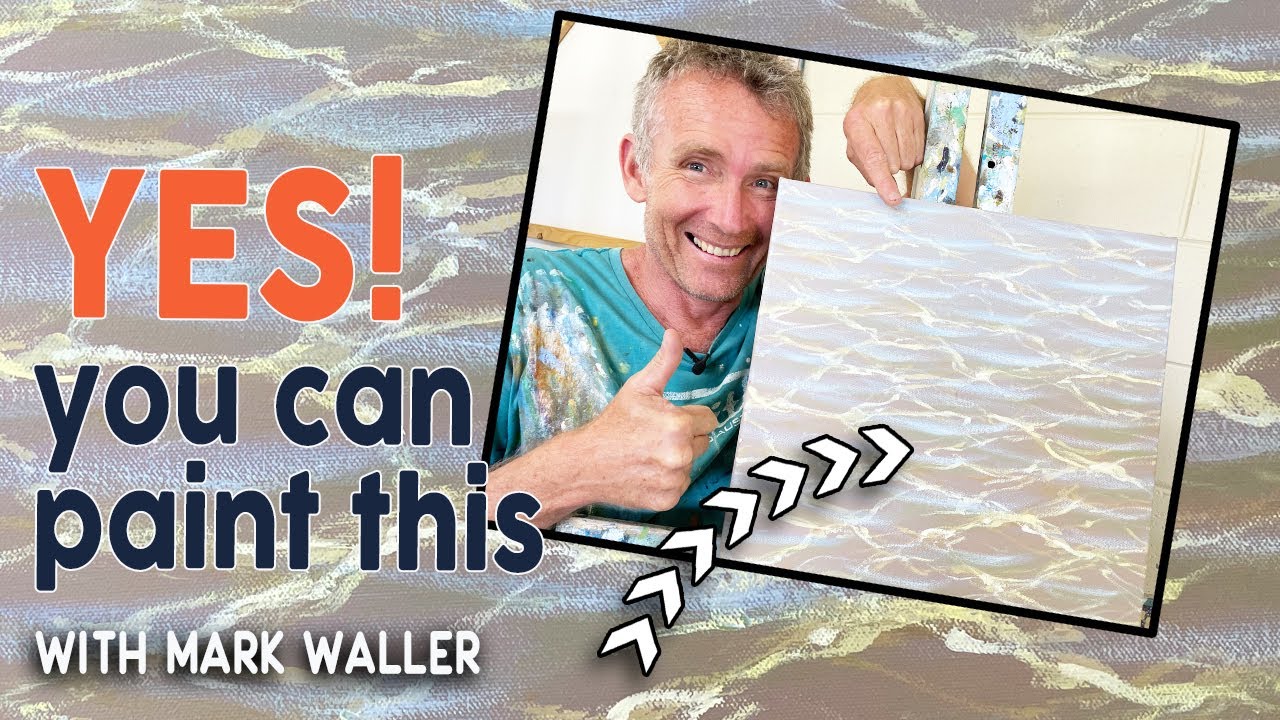 Painting the light play in water - simple? | full tutorial with Mark Waller