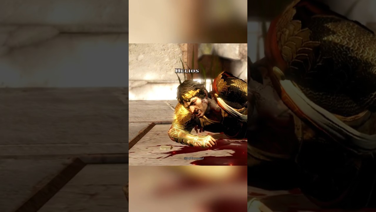 Helios is Gone-Kratos Kills Helios 