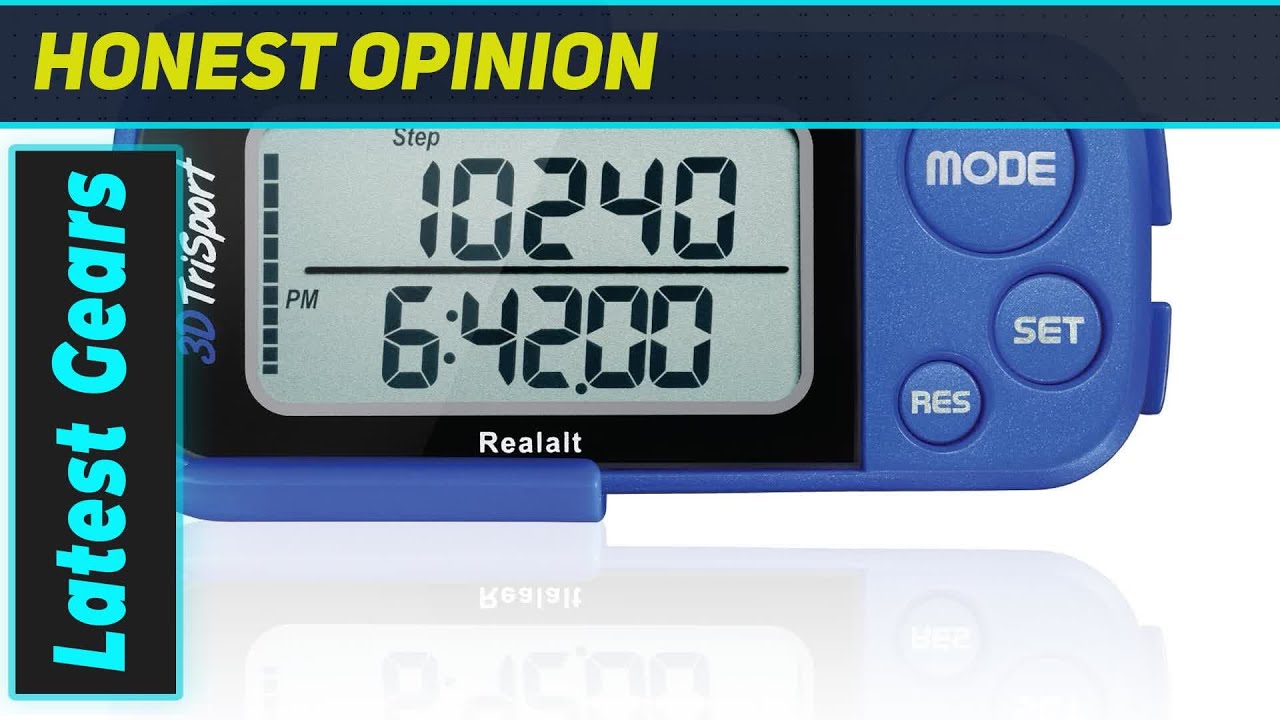 Best Budget Pedometer? 3DTriSport Walking 3D Pedometer