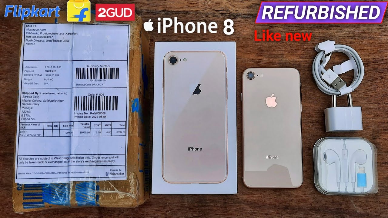 2Gud Refurbished IPhone 8 Like New Unboxing & Full Review || IPhone 8 In 2022 || 2gud Iphone