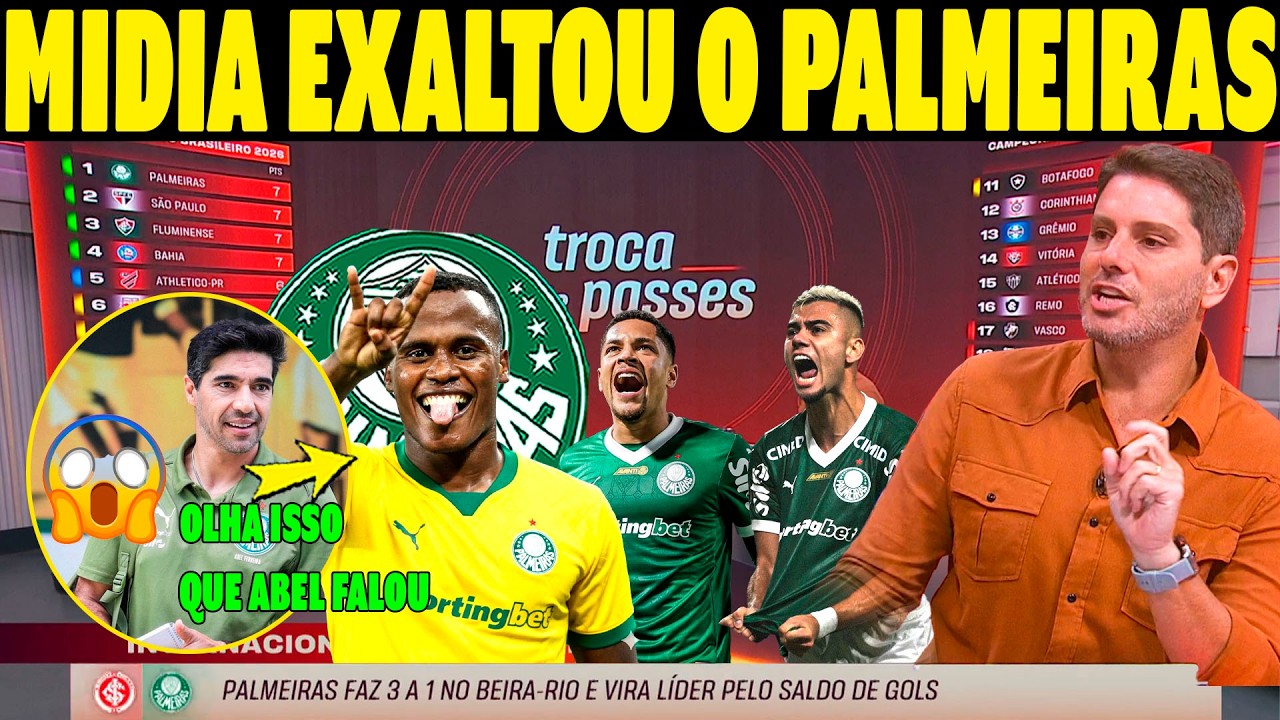 IMPRENSA SE RENDE AO VERDÃO! ''olha isso que abel falou do JHON ÁRIAS!'' NOTICIAS PALMEIRAS HOJE!