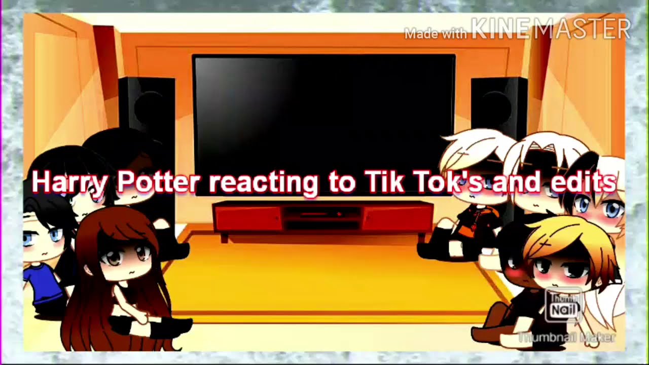 Harry Potter reacting to Tik Tok's and edits