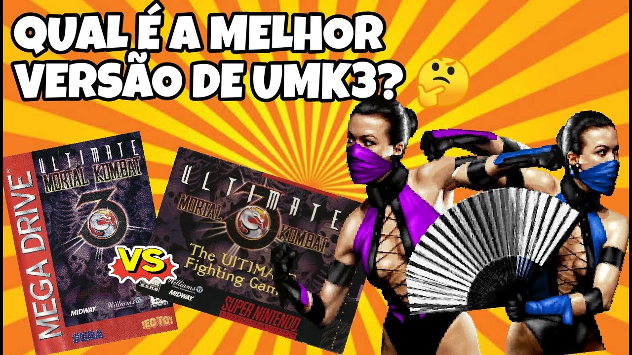 SNES OU MEGA DRIVE - QUAL A MELHOR VERSÃO DE UMK3? (Tio John Compara) EP.22