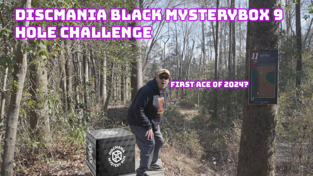 Discmania Black Mystery Box (2023) - Unboxing and 9 Hole Challenge