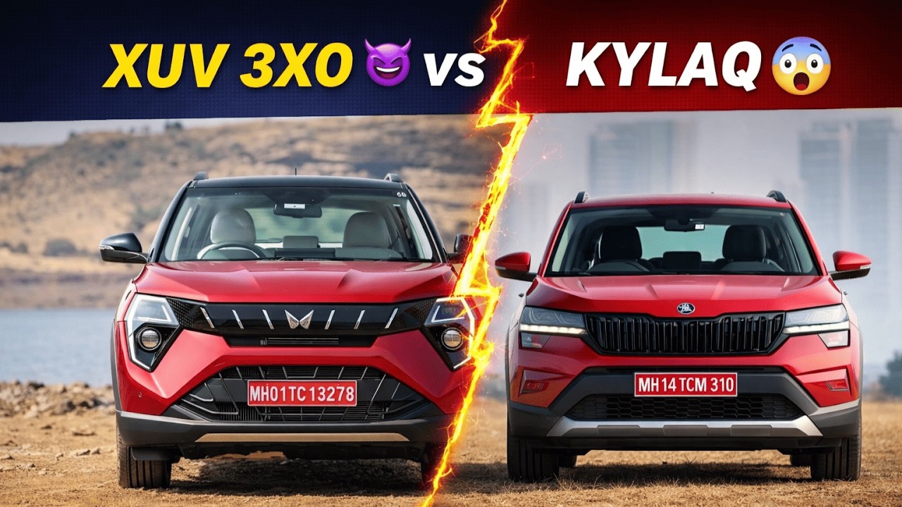 XUV 3XO против Skoda Kylaq – монстр с богатым функционалом против европейской мощи! 😱