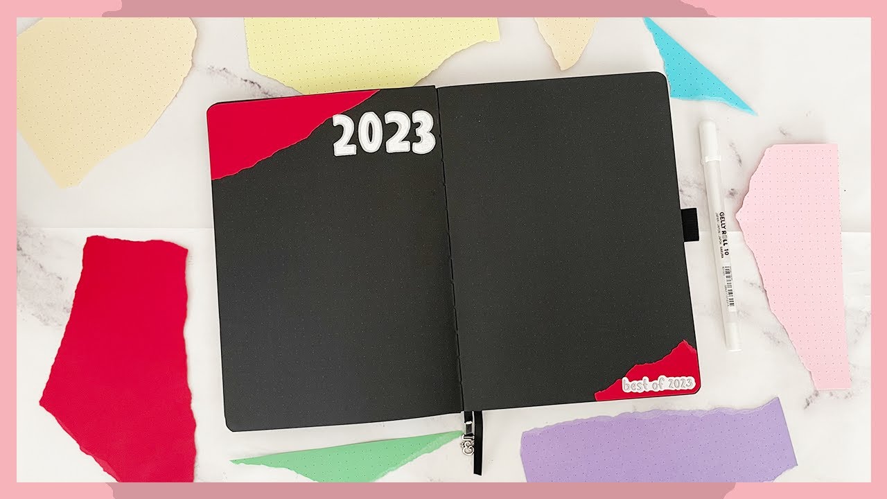 Планирование в Bullet Journal: простой черный блокнот на 2023 год (Часть 2)✨