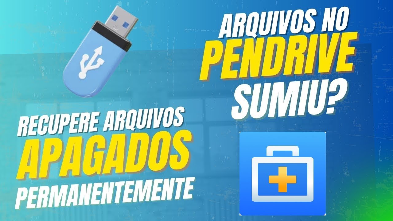 Recupere seus arquivos apagados do pendrive em minutos