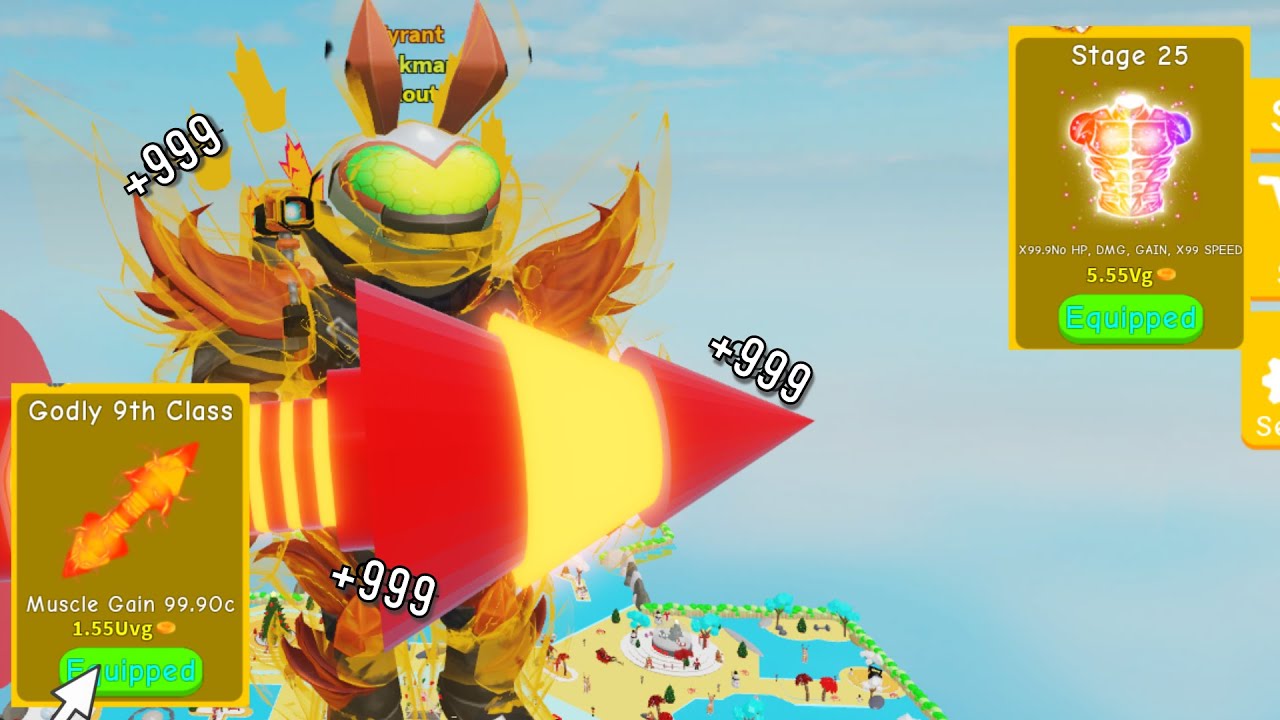 Getting Stages 20-25 in Roblox No Limit Lifting Simulator! 19.96Nod/click