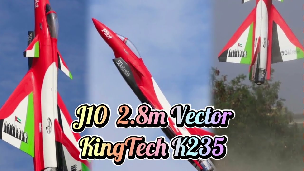 J10 RC Jet Vector  Kingtech K-235 Jimmy Chen向量噴射機