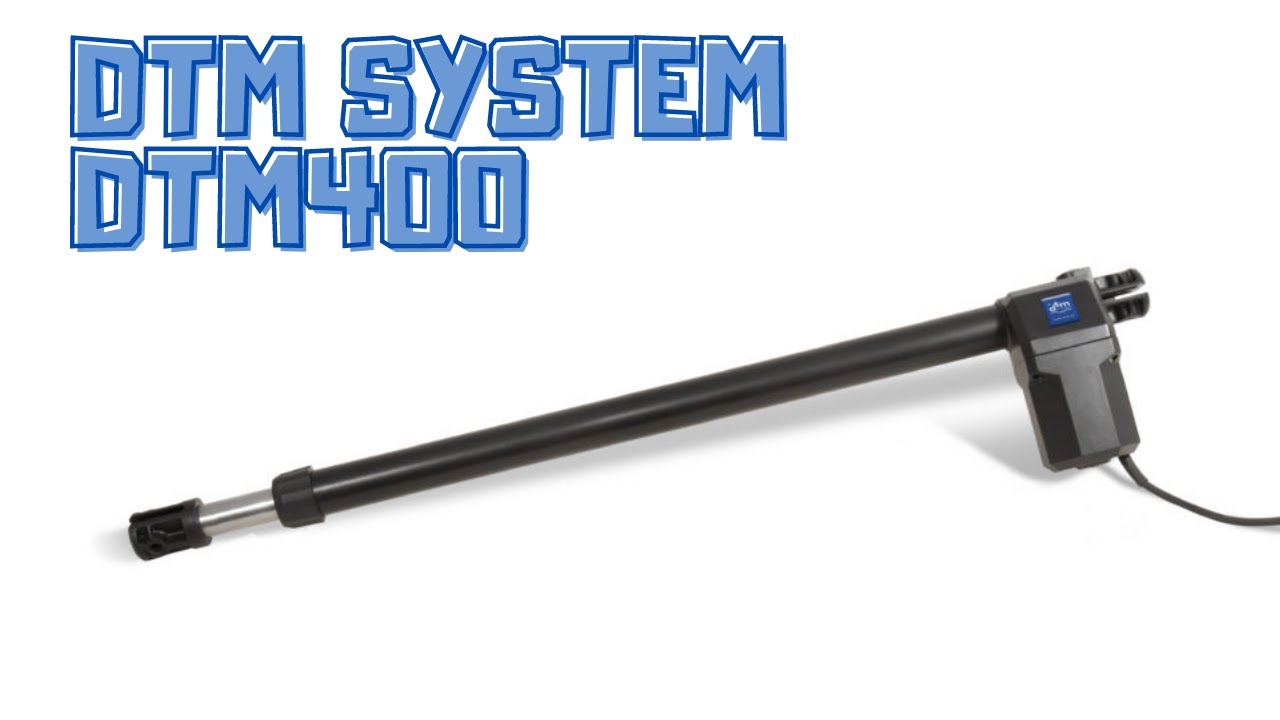 Siłownik do bramy dwuskrzydłowej DTM System 400