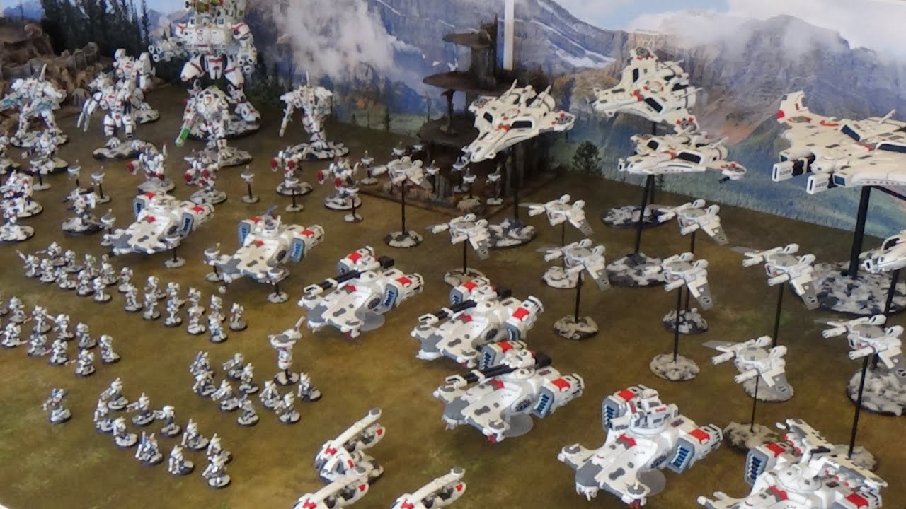 Warhammer 40K Army Showcase Tau 8000