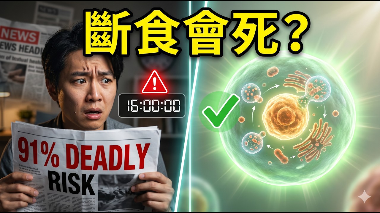 [EP19] 168斷食科學版：自噬真的要72小時？91%心血管死亡率新聞真相