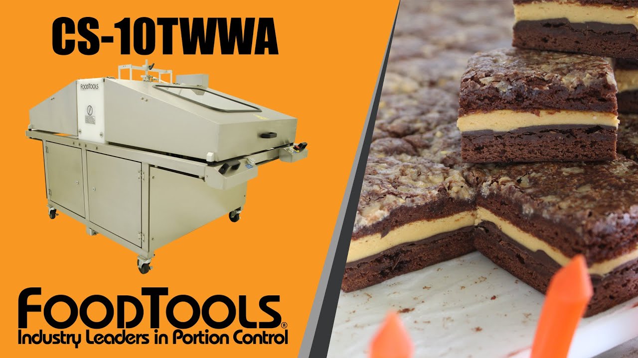 Full Sheet Brownie, Bar, Cake, Marshmallow Slicing Machine - CS-10TWWA FoodTools