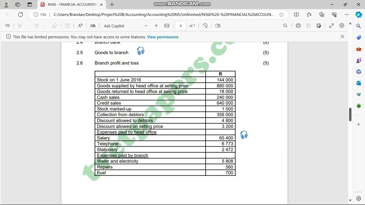 Learn Branch Stock/Inventory under 10 Minutes financial Accounting, Financial Management.