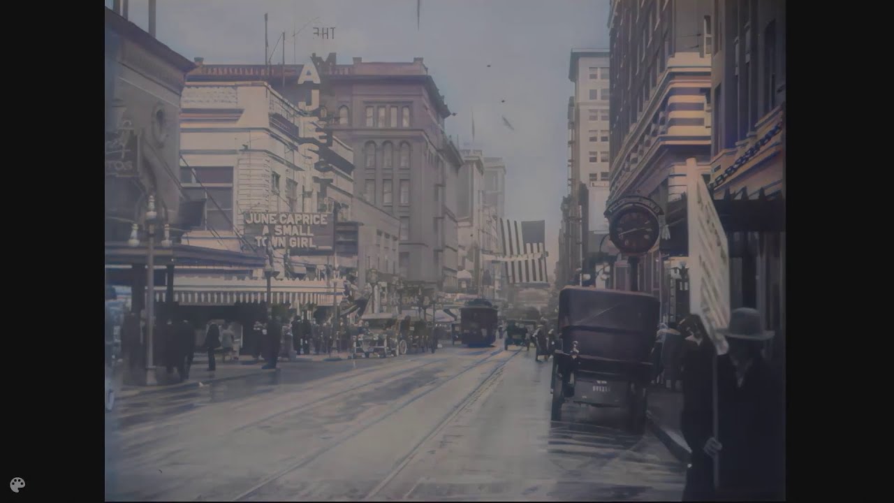 Portland, Oregon (1917) | [1080pHD] | Colorized | AI Enhanced