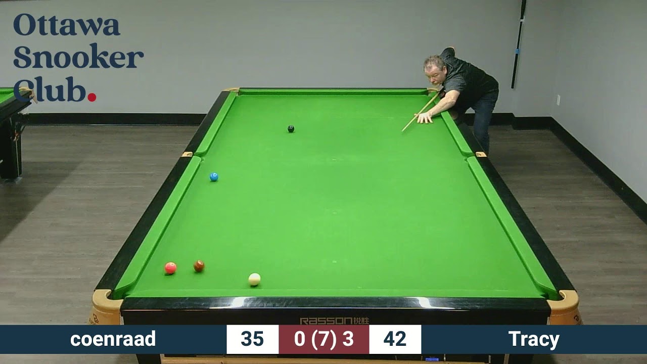 Ottawa Snooker Club - League Match harry coenraad vs Steph Tracy