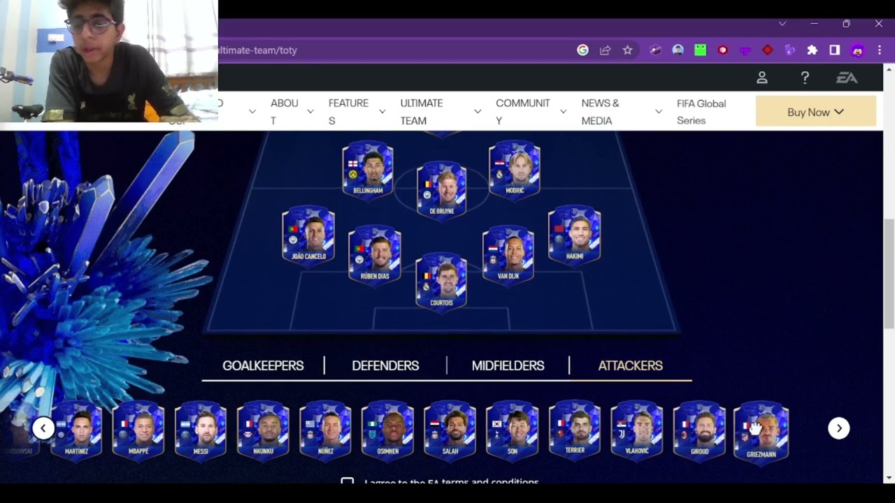 My FIFA 23 TOTY Vote