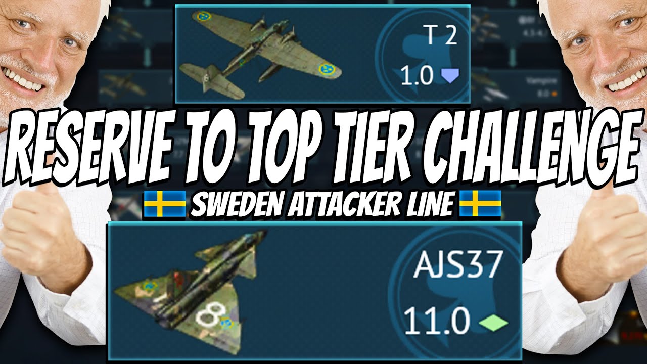 Playing the ENTIRE Sweden Strike Line - Reserve to Top Tier