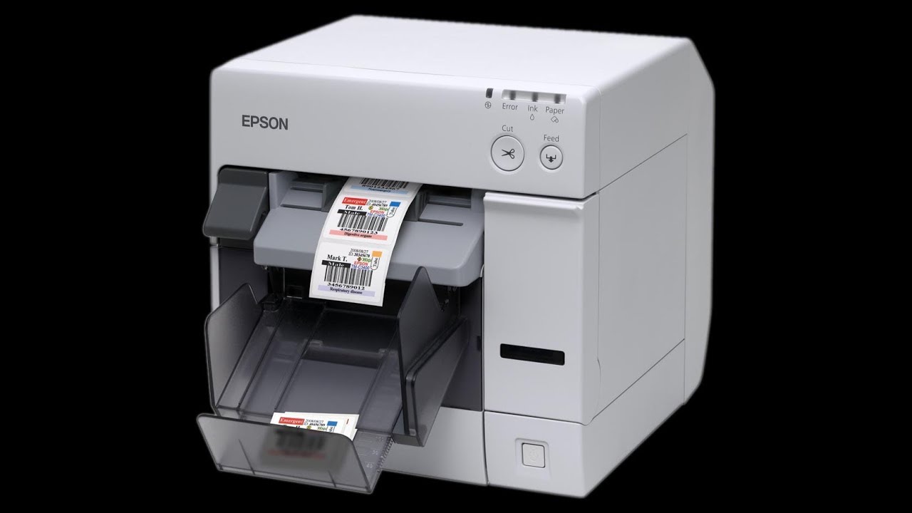 Epson TM-C3400 colour label & wristband printer